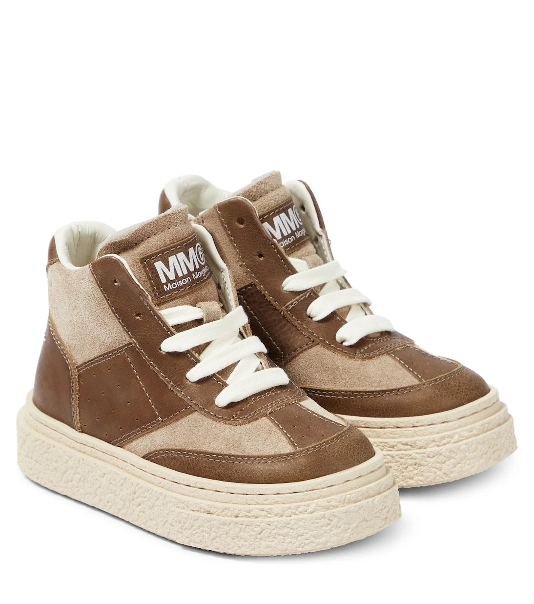 MM6 Maison Margiela Kids - Suede sneaker boots