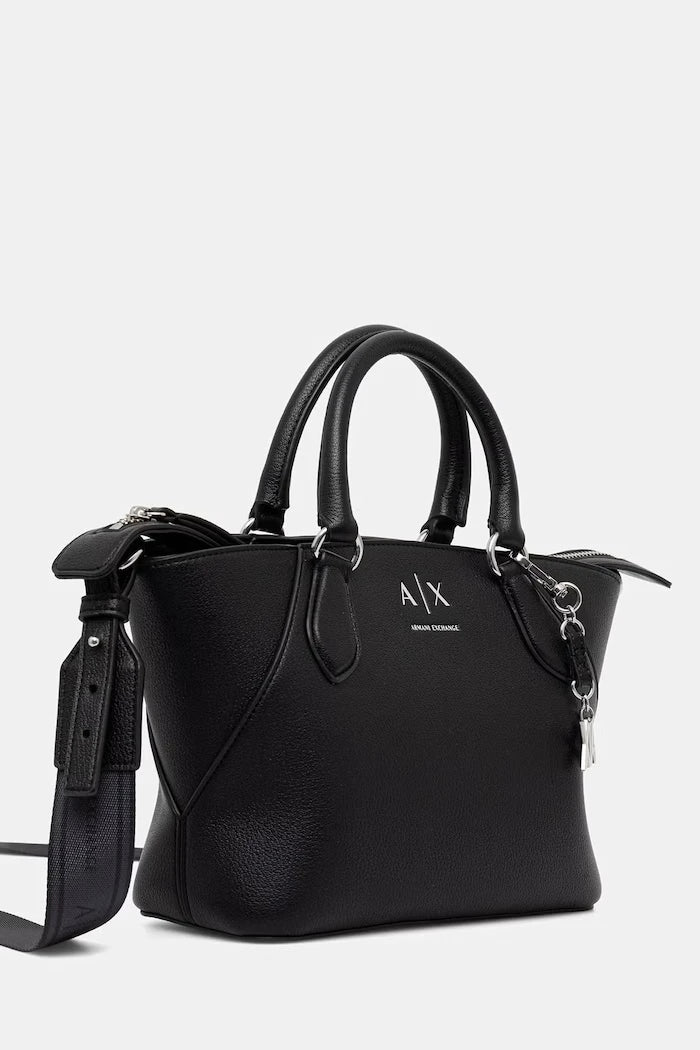 Armani Exchange kadın crossbody çanta, suni deriden