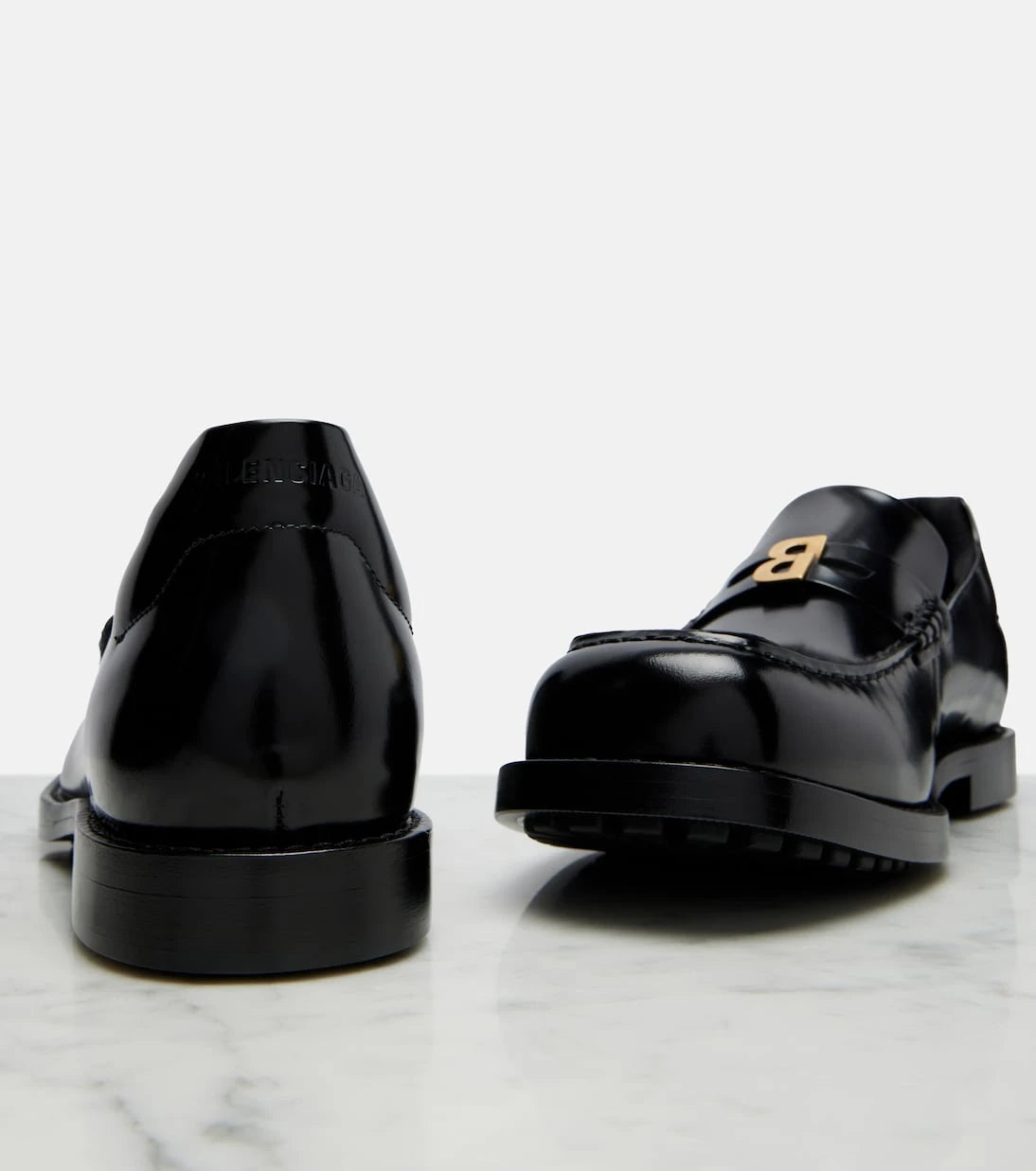 Balenciaga - Comfy leather penny loafers