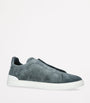 Suede Triple Stitch Sneakers