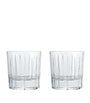 Set of 2 Iriana Crystal Double Old Fashioned Glasses (240ml)