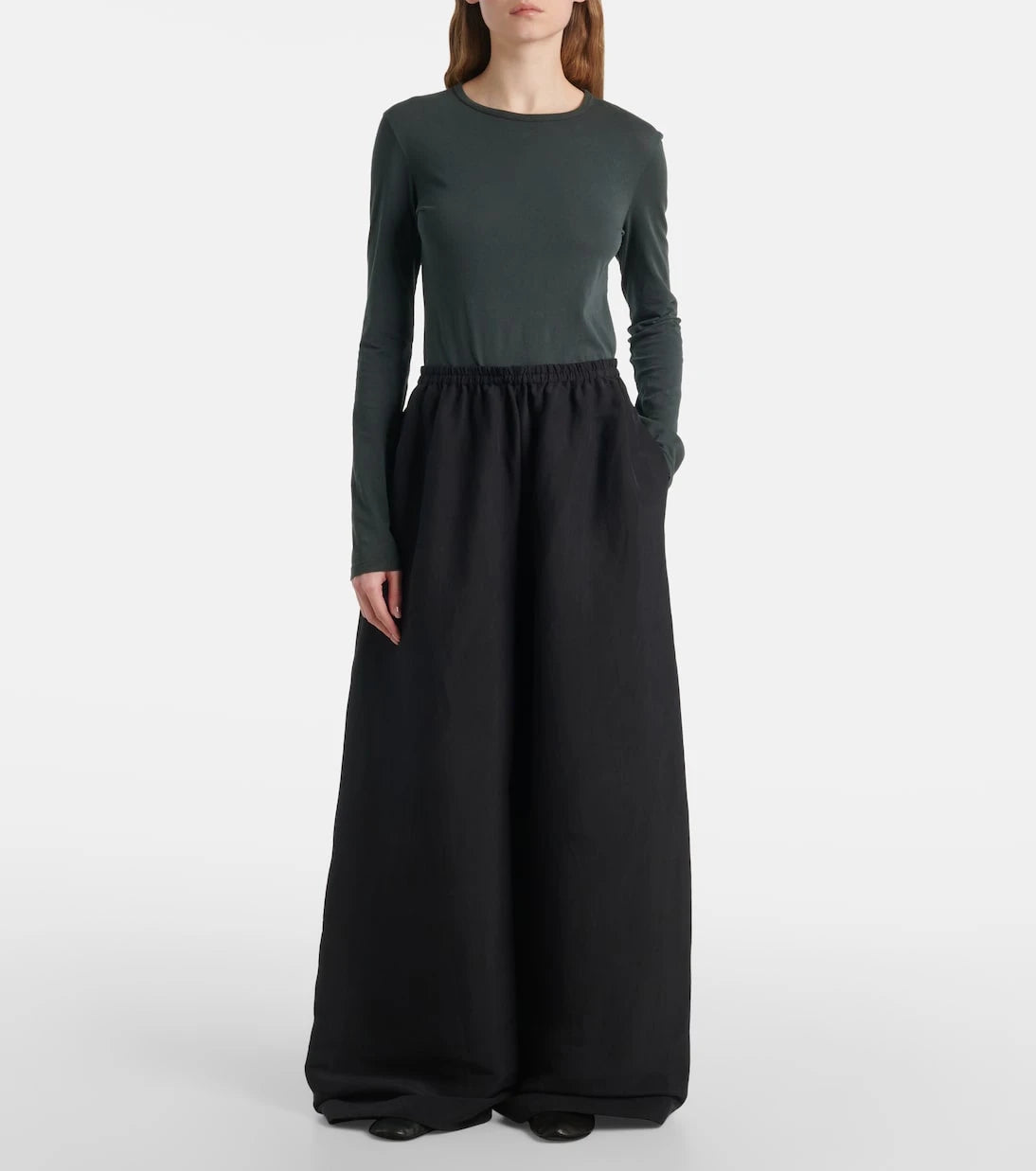 The Row - Bellana silk wide-leg pants