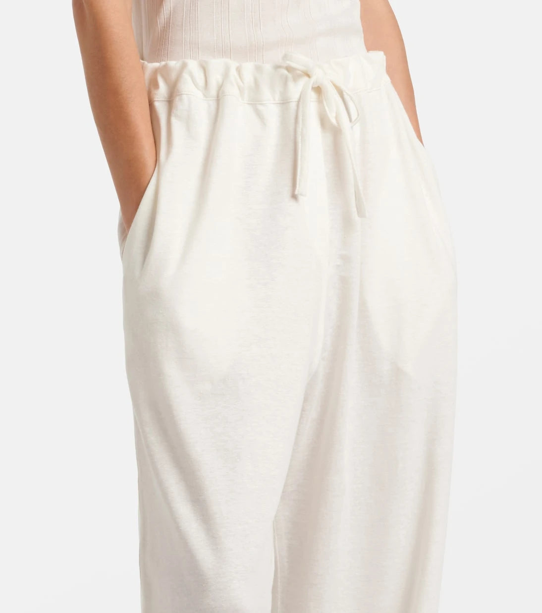 The Row - Faz linen-blend wide-leg pants