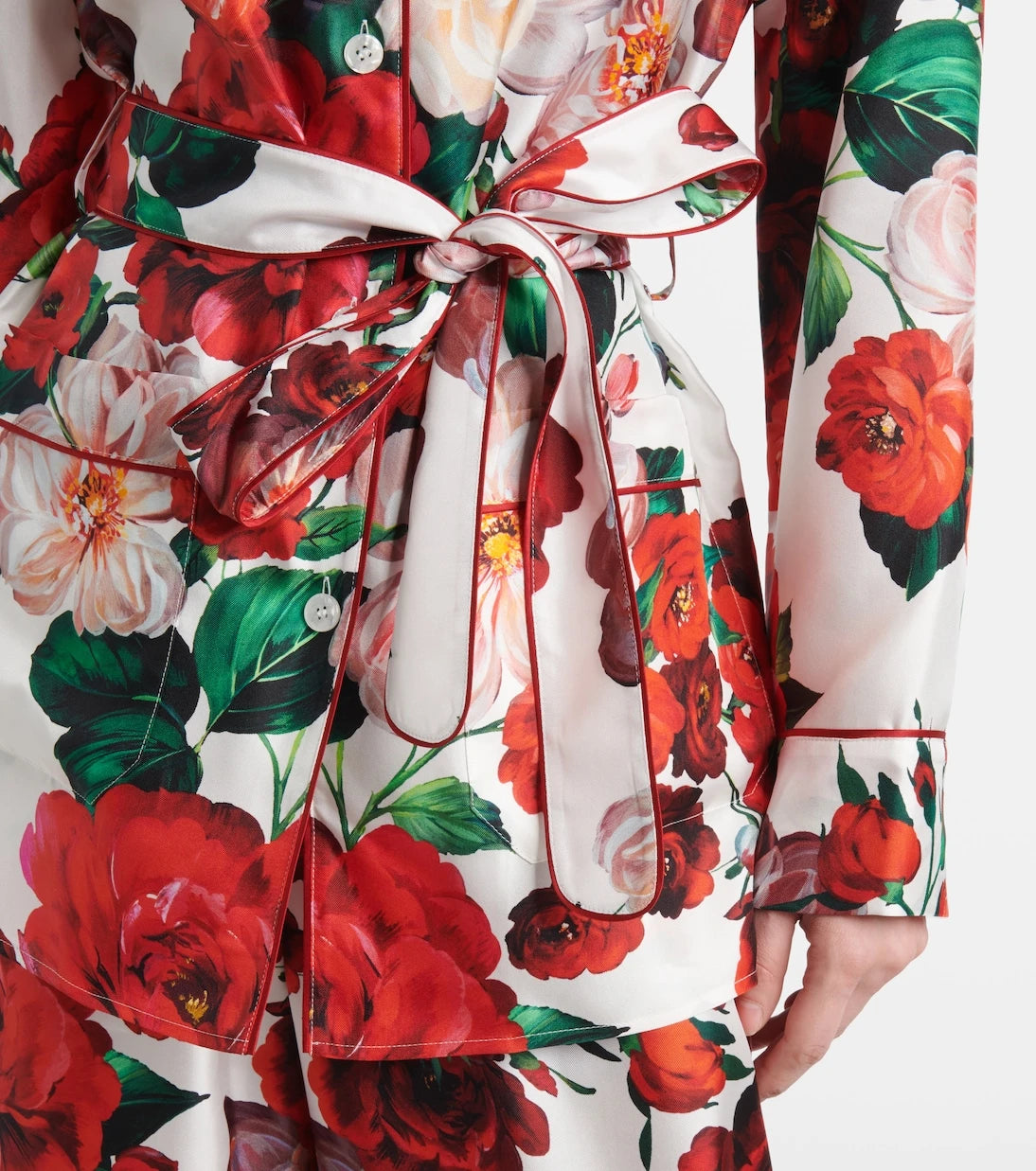 Dolce&Gabbana - Floral silk satin shirt