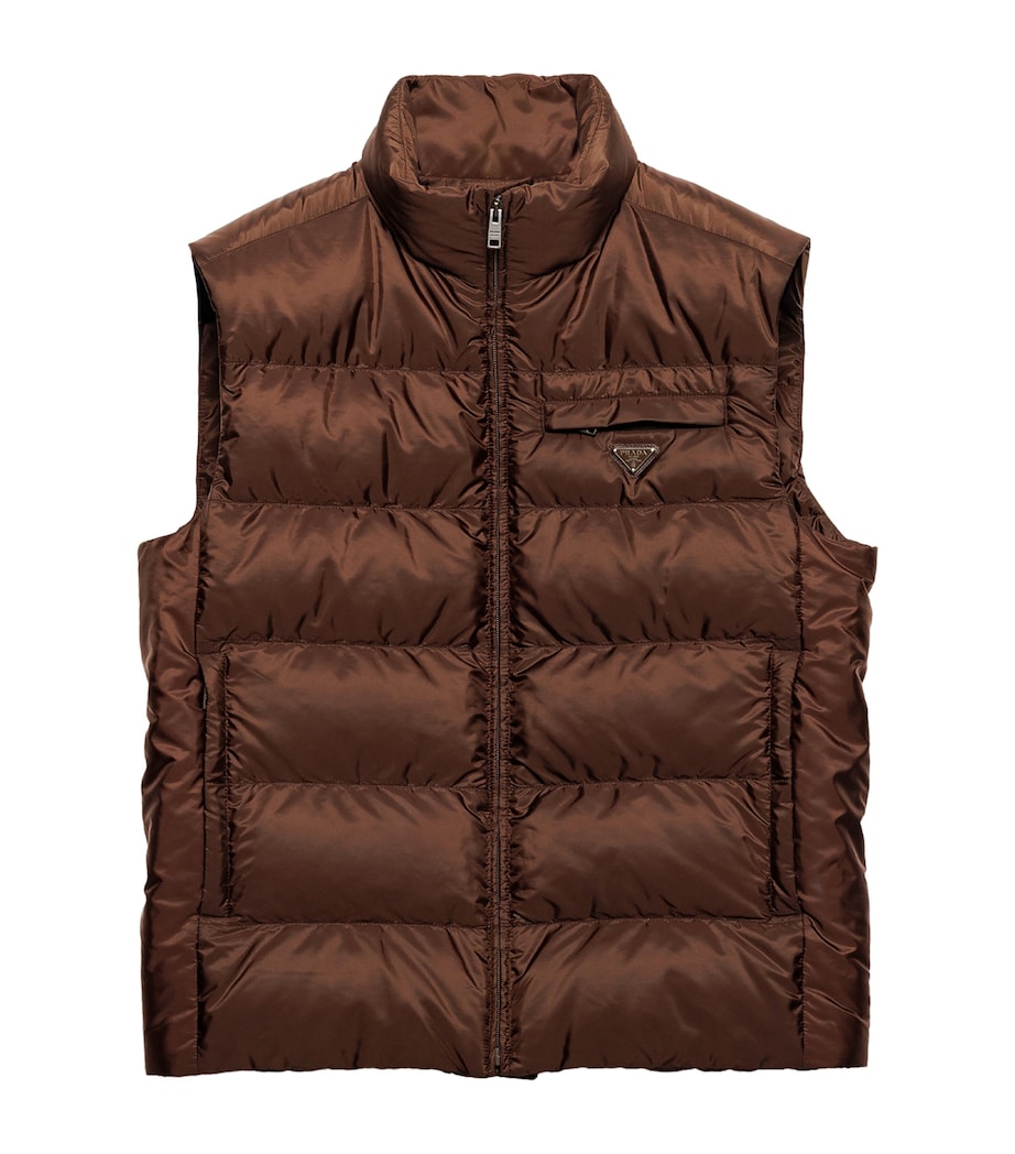 Brown Re-Nylon Gilet