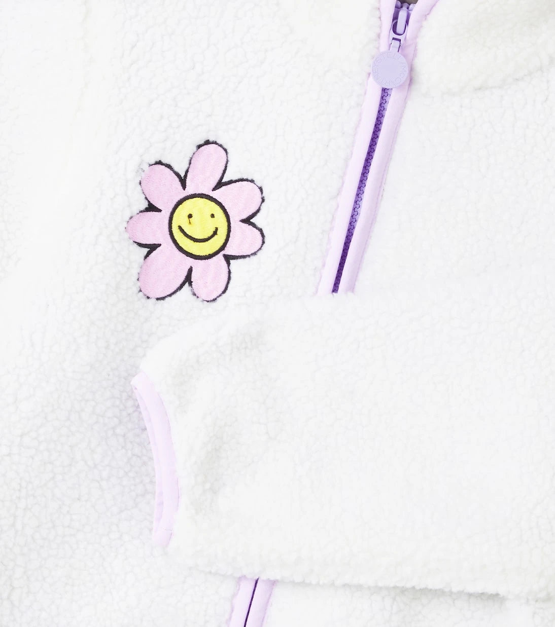 Stella McCartney Kids - Embroidered fleece jacket