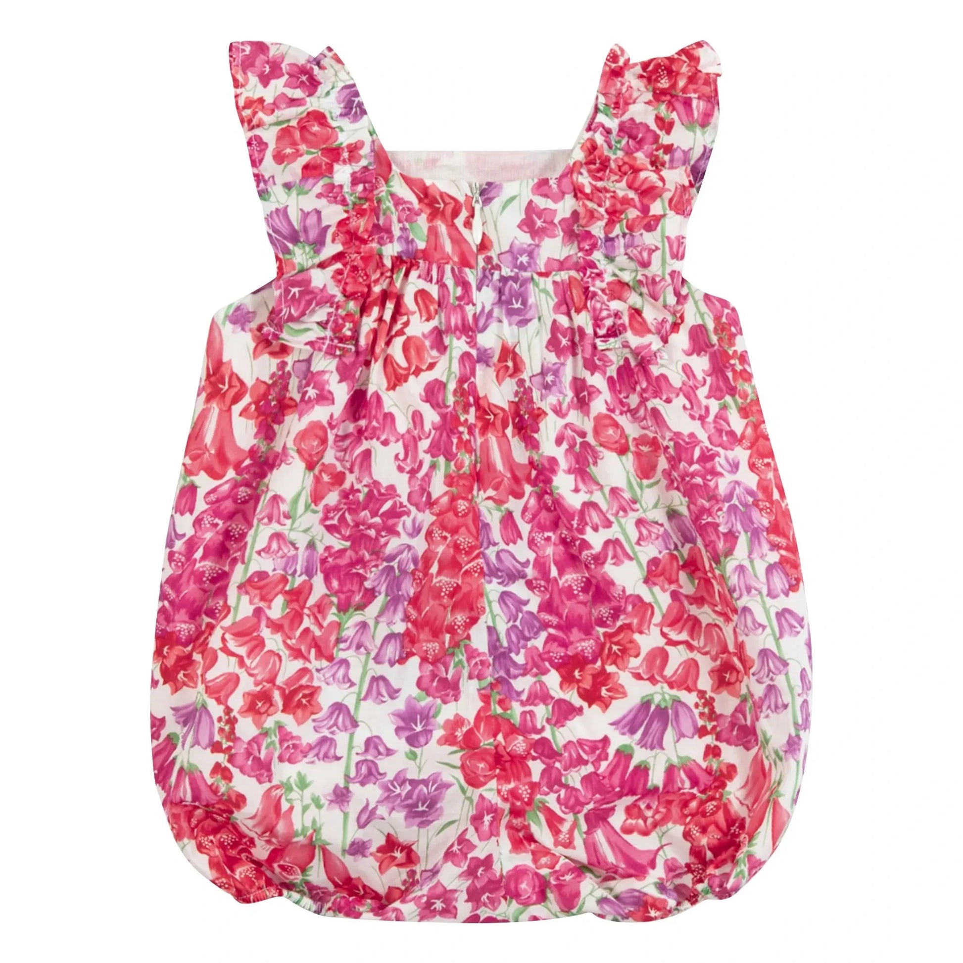 Tartine et Chocolat - Liberty ruffled romper | Candy pink