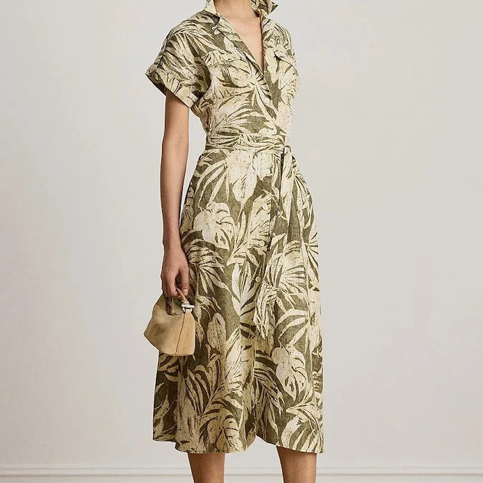 Lauren Ralph Lauren keten kloş elbise