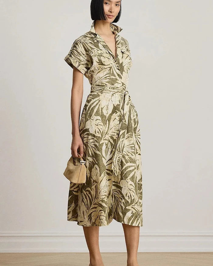 Lauren Ralph Lauren keten kloş elbise