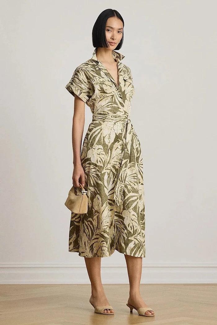 Lauren Ralph Lauren keten kloş elbise
