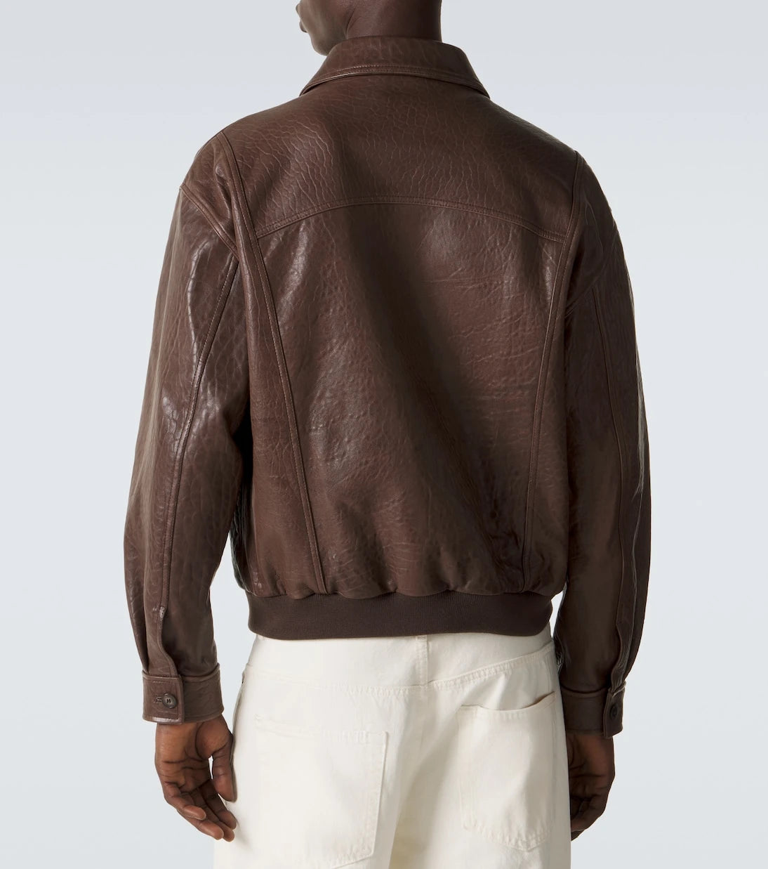 Frame - Leather bomber jacket