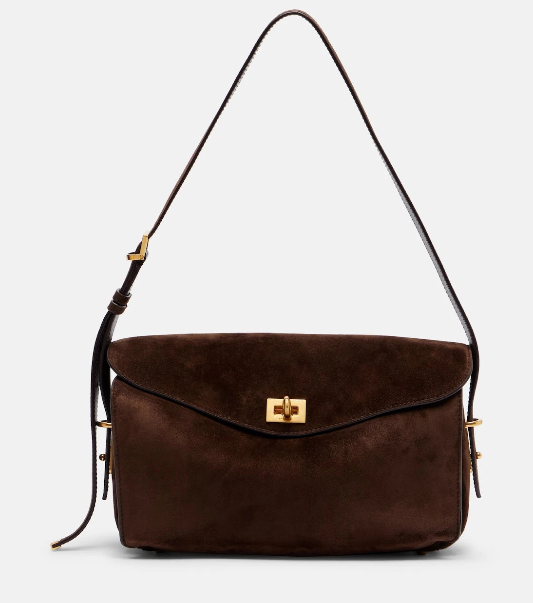 Balenciaga - Le 7 Medium suede shoulder bag