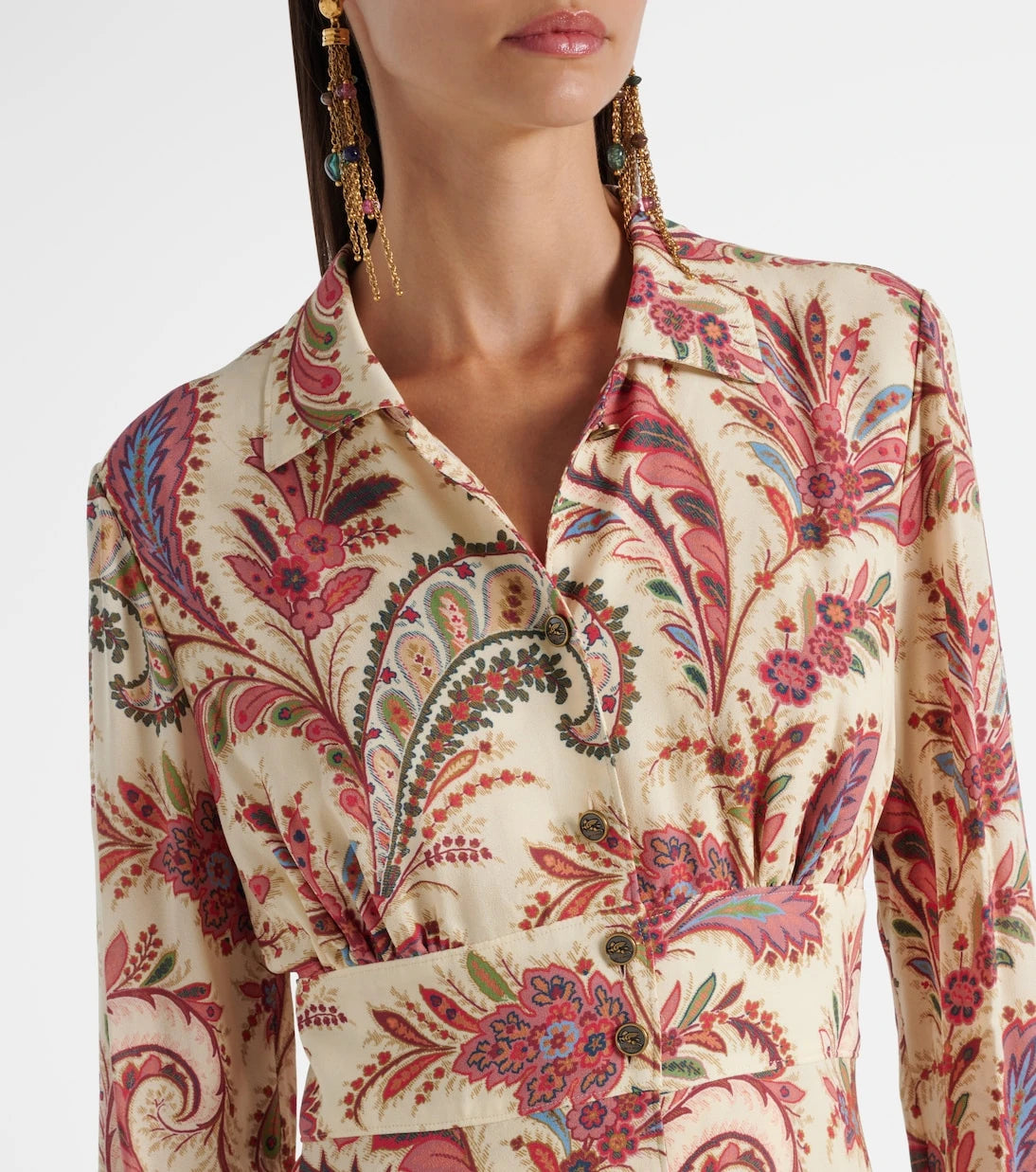 Etro - Paisley shirt dress