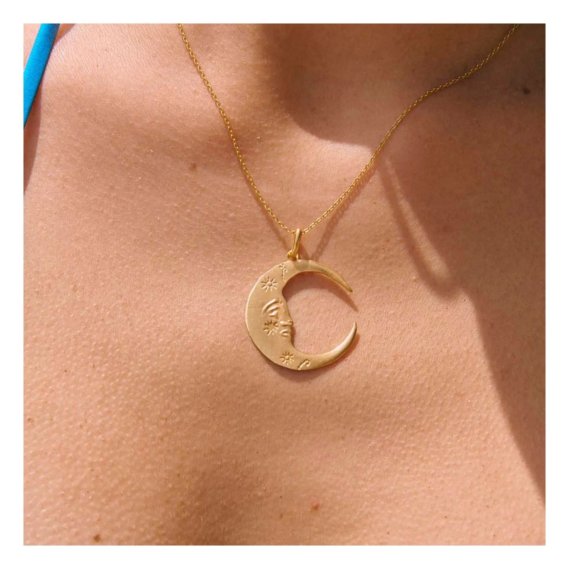 Alhaja - Luna necklace | Gold