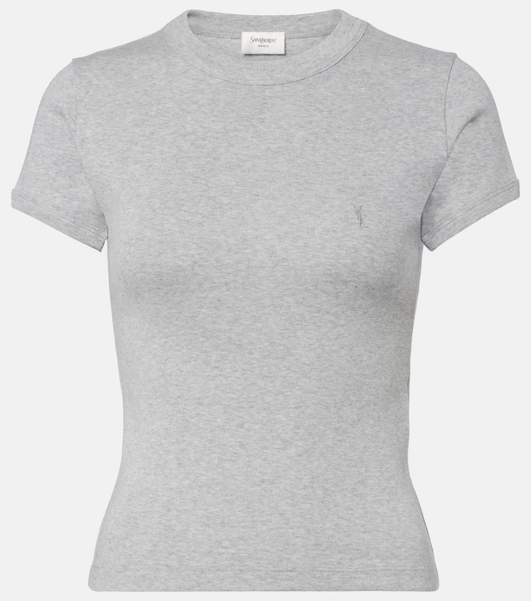 Saint Laurent - Cassandre cotton jersey T-shirt