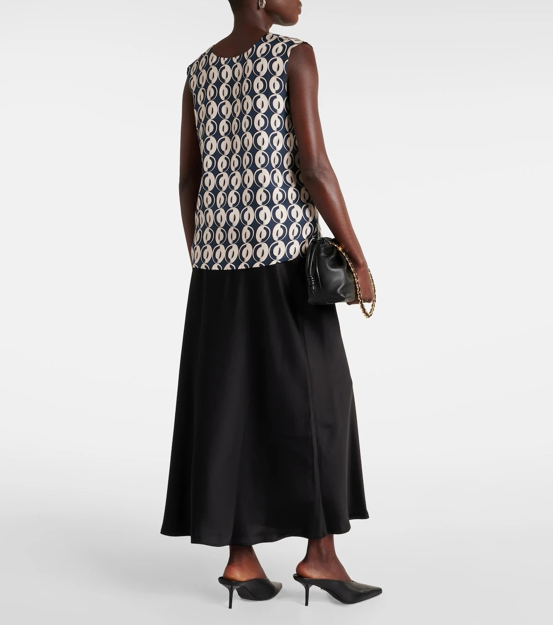 'S Max Mara - Timetop printed silk top