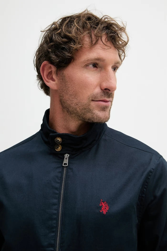 U.S. Polo Assn. Erkek Pamuklu Harrington Geçiş Montu