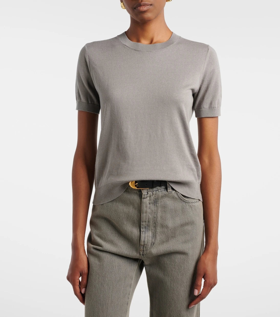 'S Max Mara - Cotton, silk, and cashmere top
