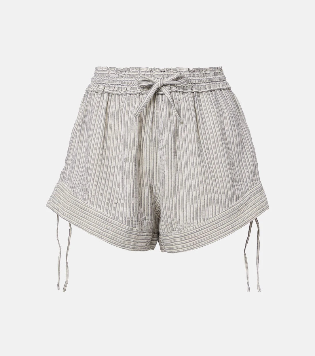 Marant Etoile - Thaliany striped cotton shorts