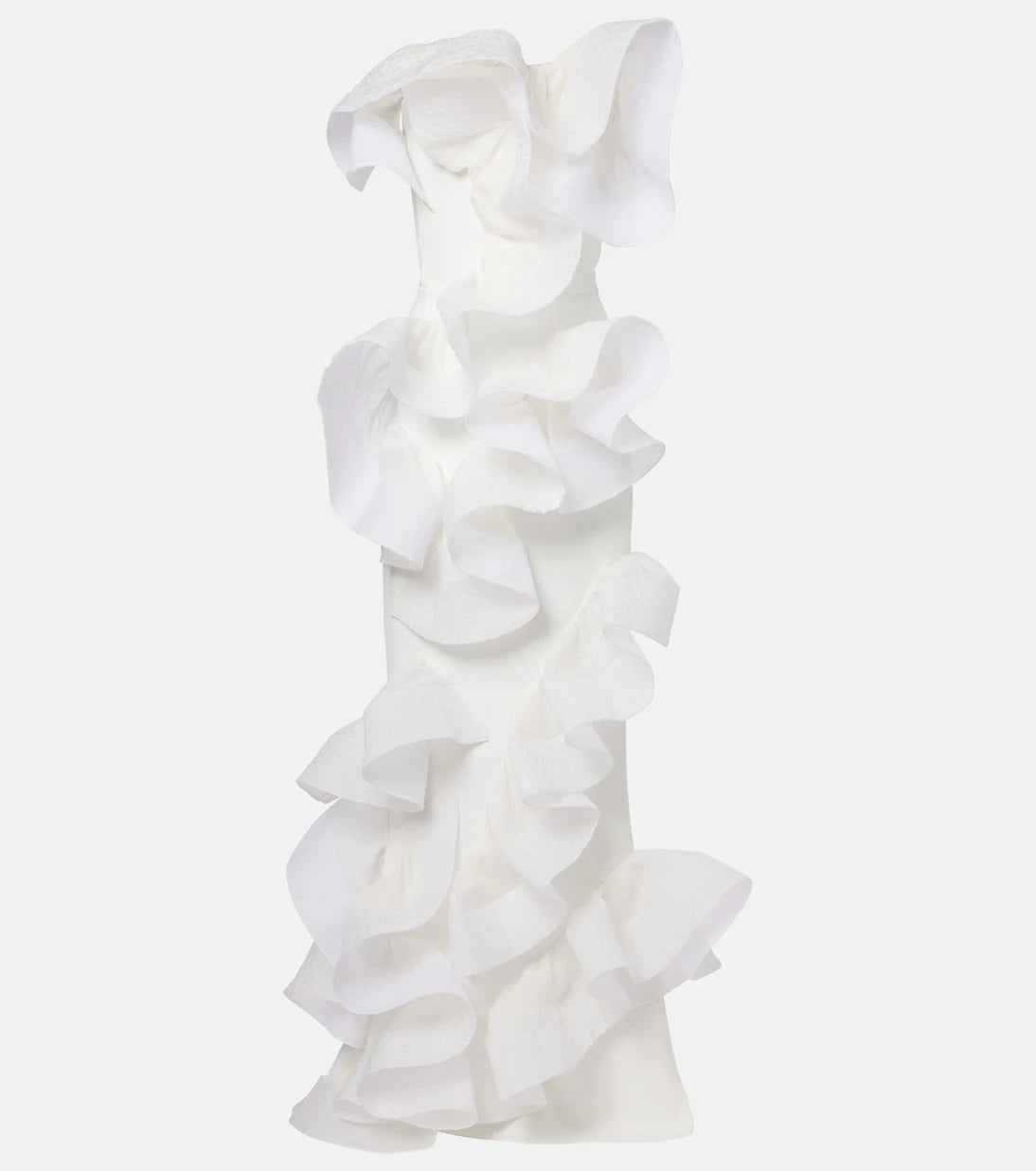 Maticevski - Indulgence ruffled bustier gown