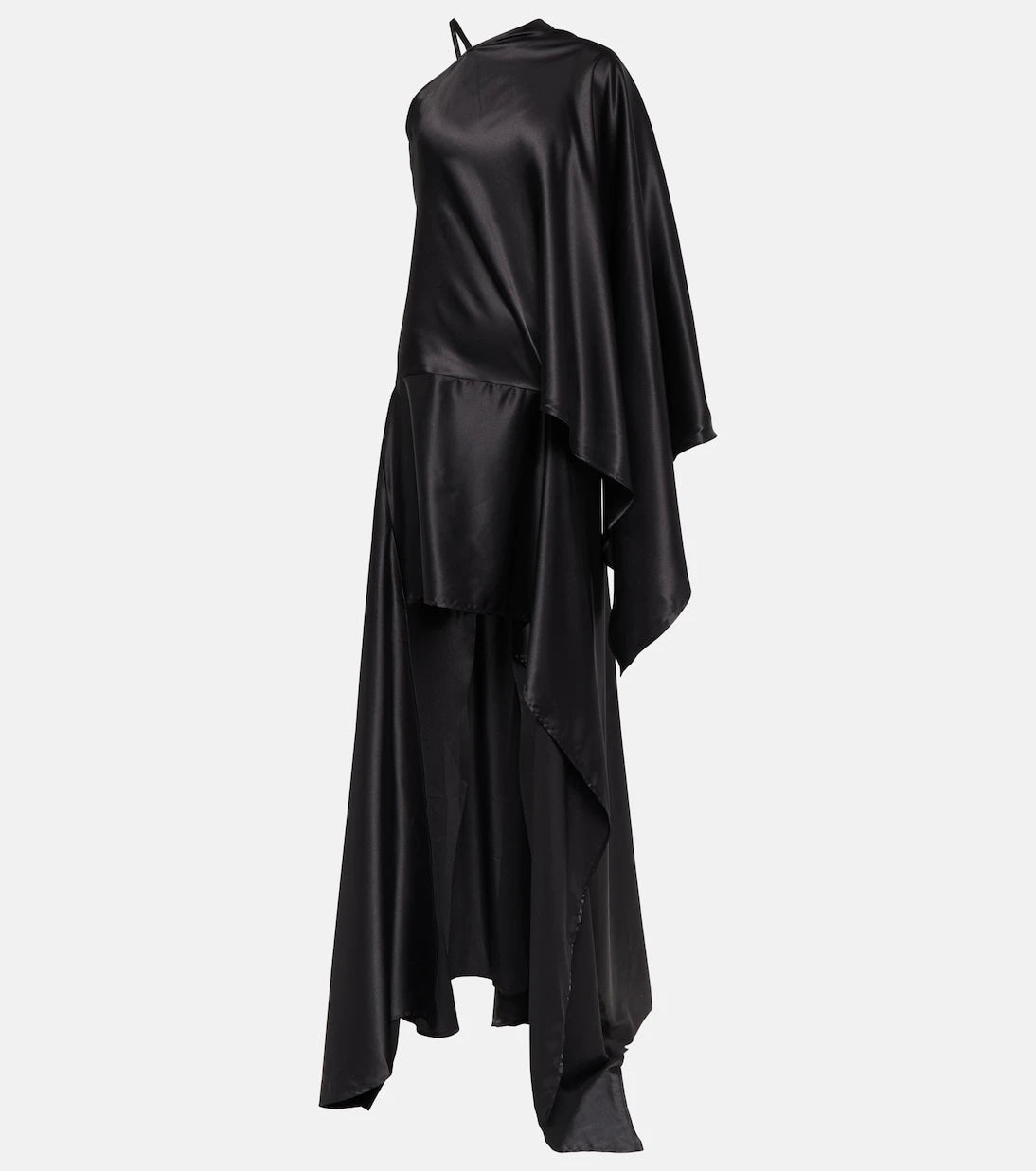 Acne Studios - فستان ساتان غير متماثل