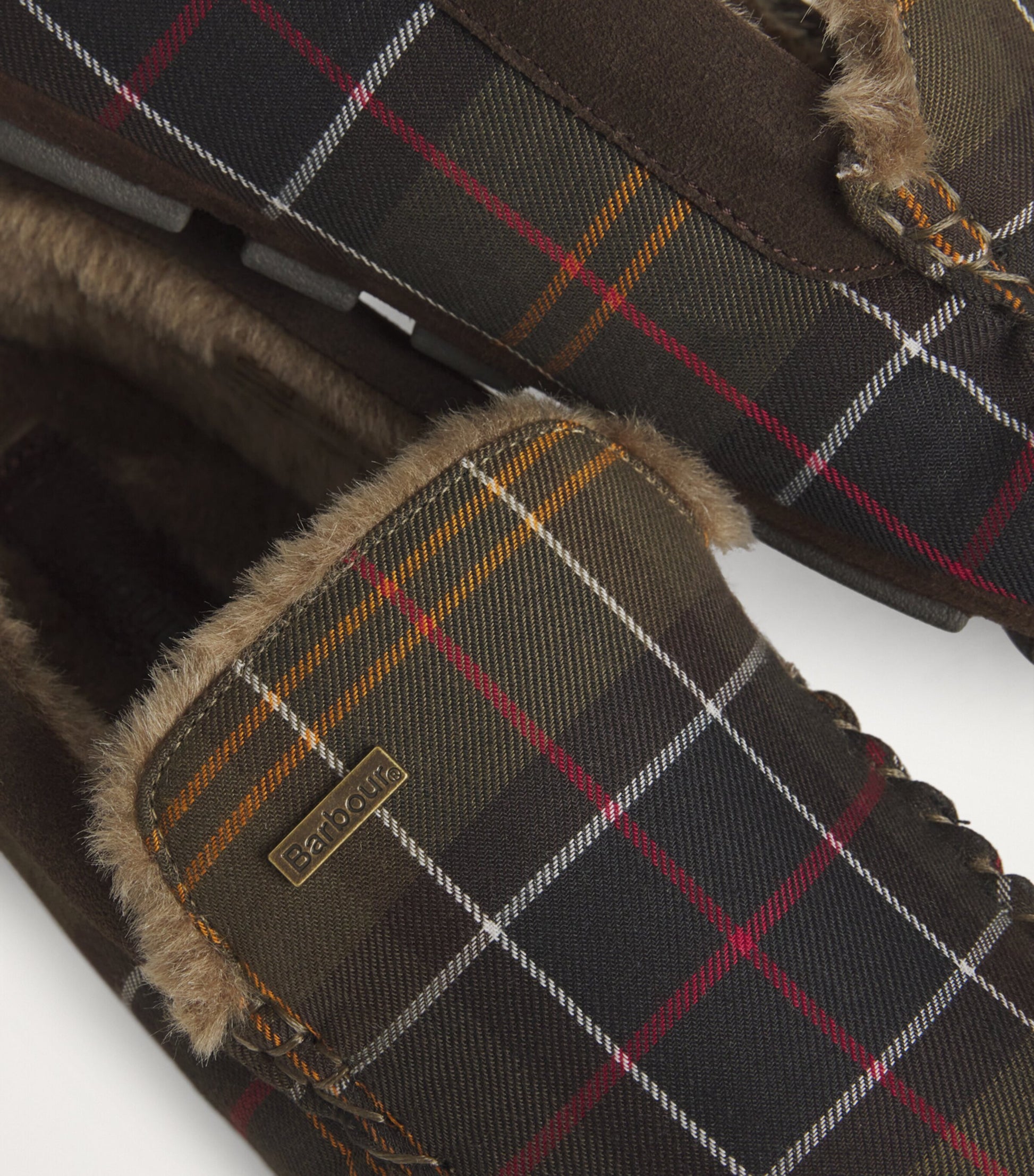 Recycled Tartan Monty Slippers