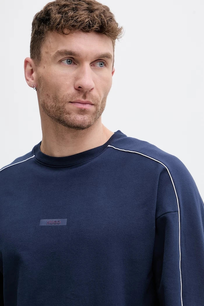 HUGO Erkek Pamuk ve Elastan Sweatshirt PALO SWEATSHIRT