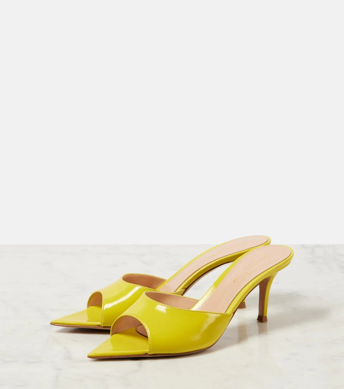 Gianvito Rossi - Pat 70 leather mules