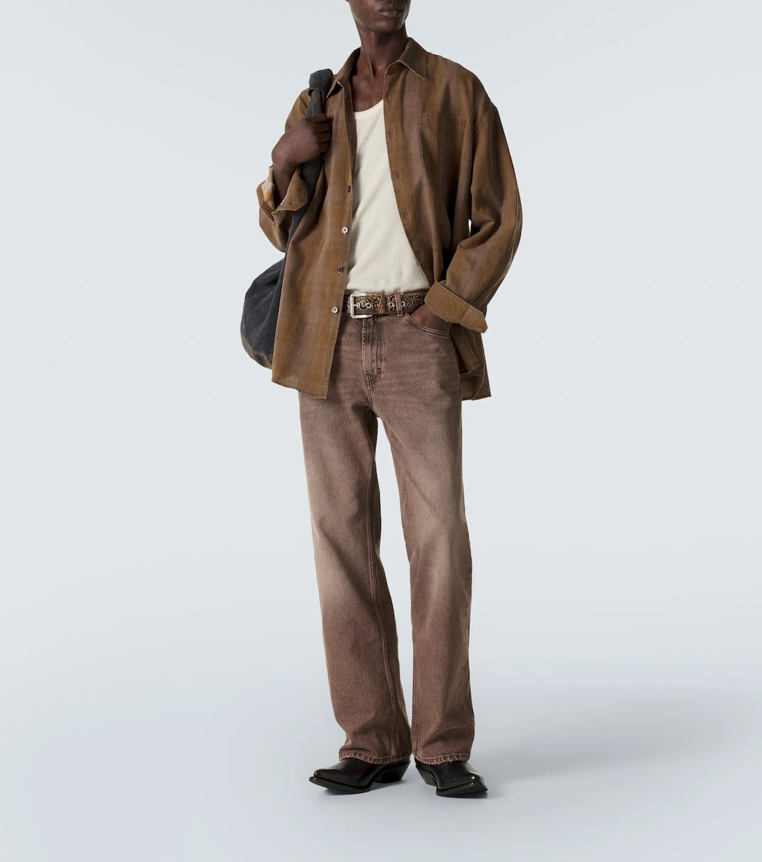 Our Legacy - Borrowed checked cotton shirt