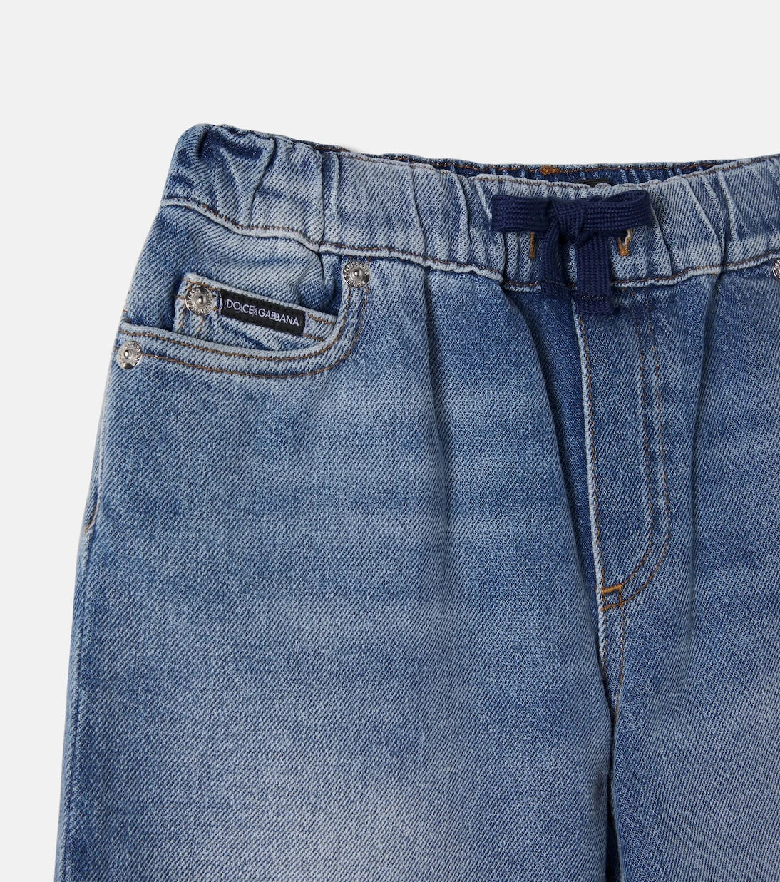 Dolce&Gabbana Kids - Denim Bermuda shorts