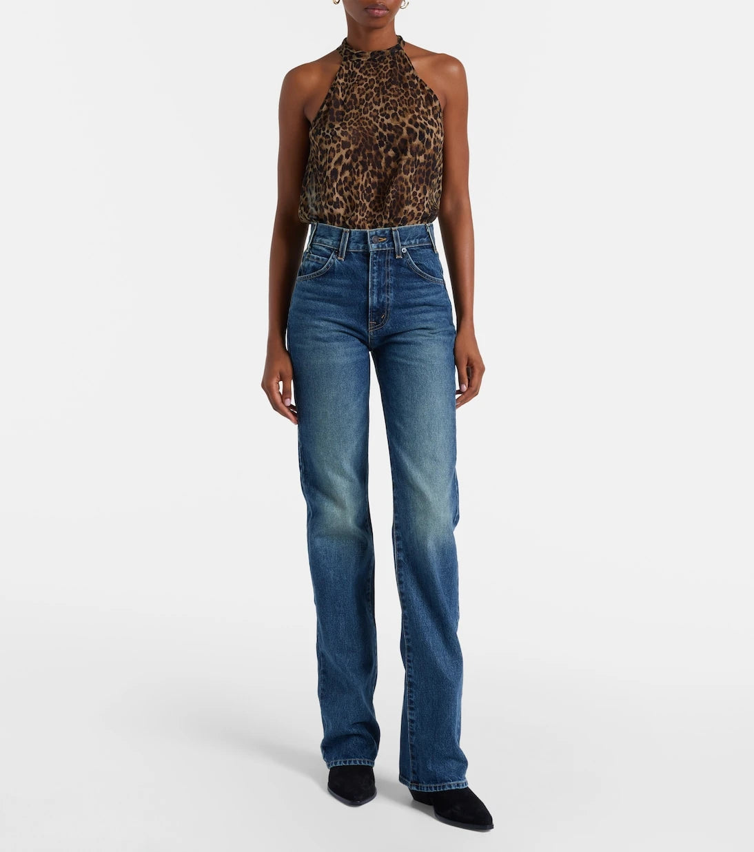 Nili Lotan - Joan mid-rise straight jeans