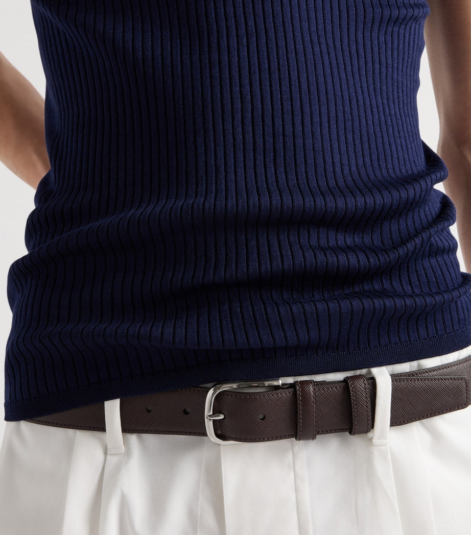 Prada Saffiano Leather Belt