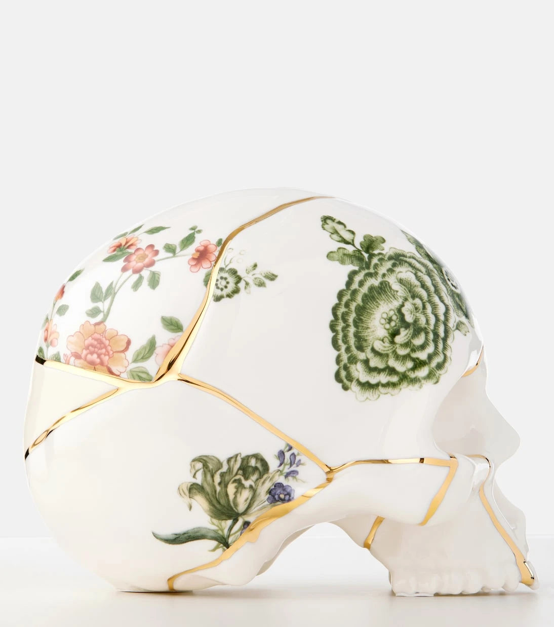 Seletti - Kintsugi Skull decorative object by Marcantonio Raimondi Malerba