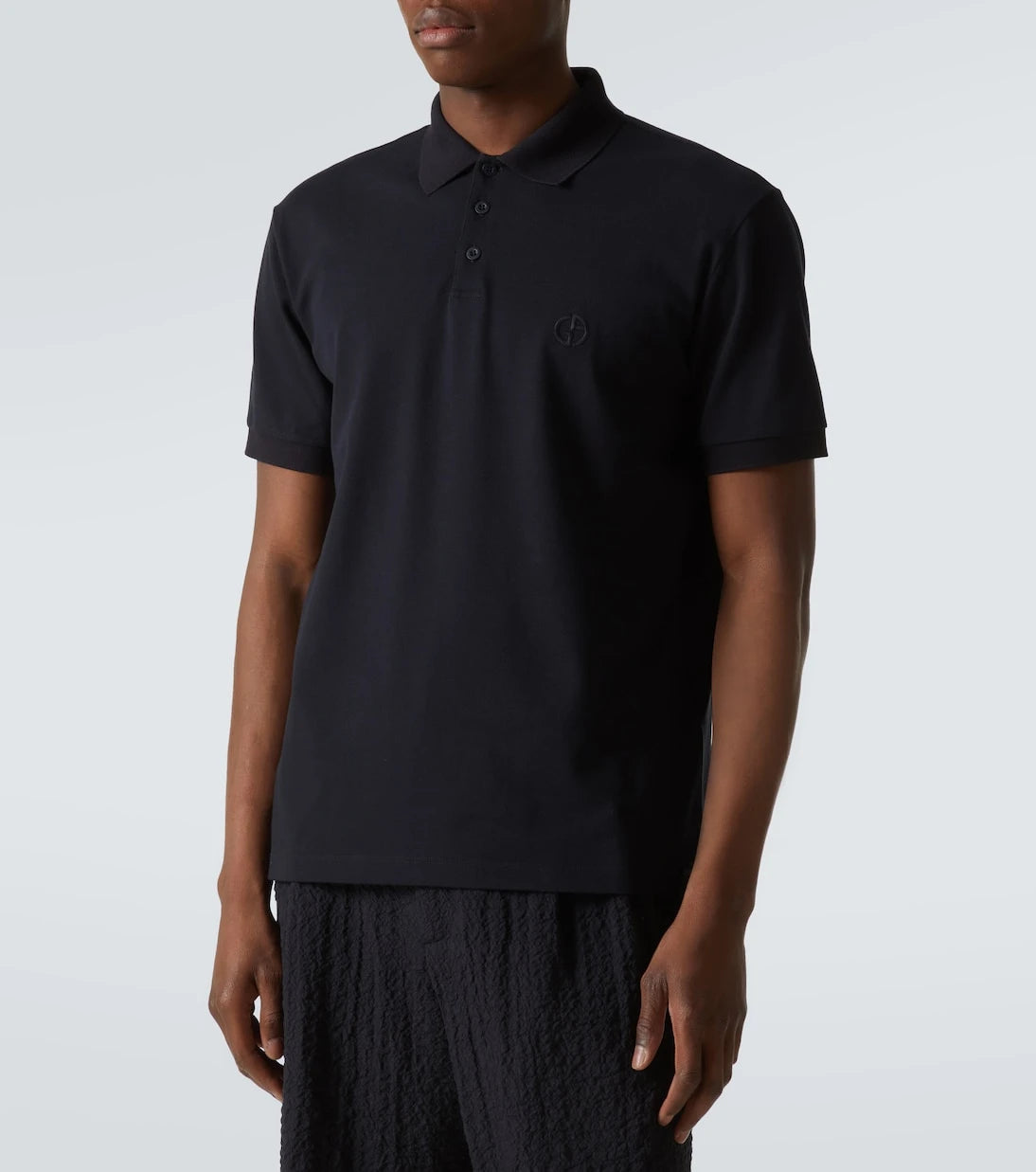 Giorgio Armani - Cotton-blend polo shirt