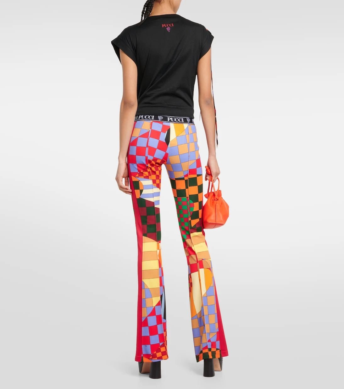 Pucci - Giardino jersey flared pants