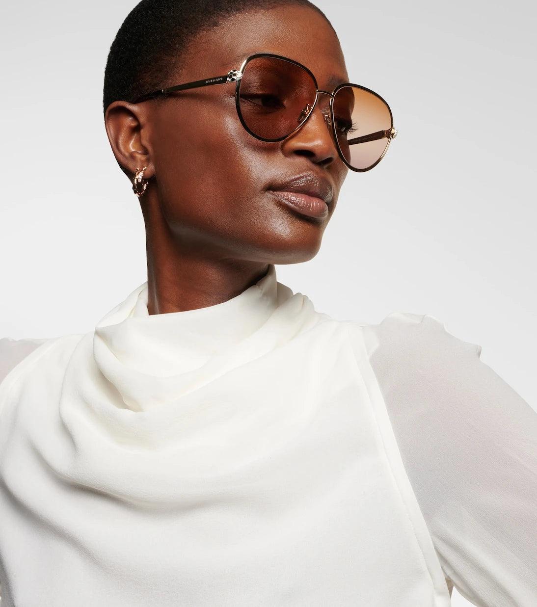 Bvlgari - Serpenti Forever aviator sunglasses