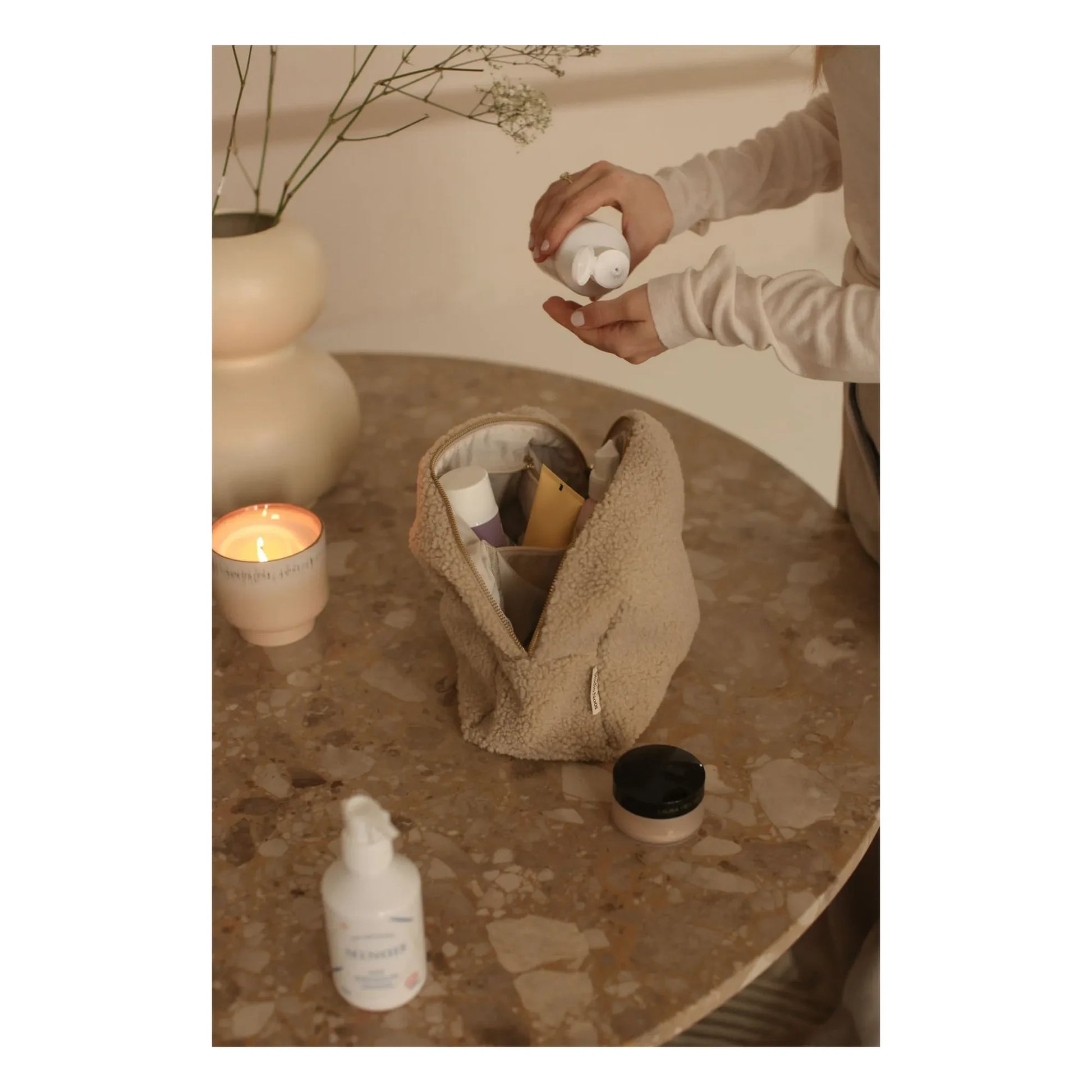 Studio Noos - Large toiletry bag | Ecru