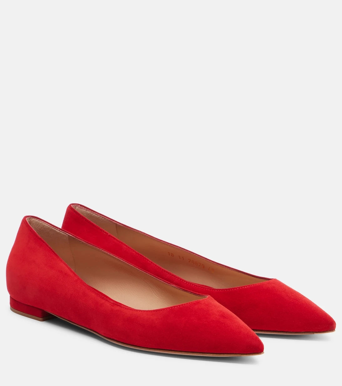Gianvito Rossi - Suede ballet flats