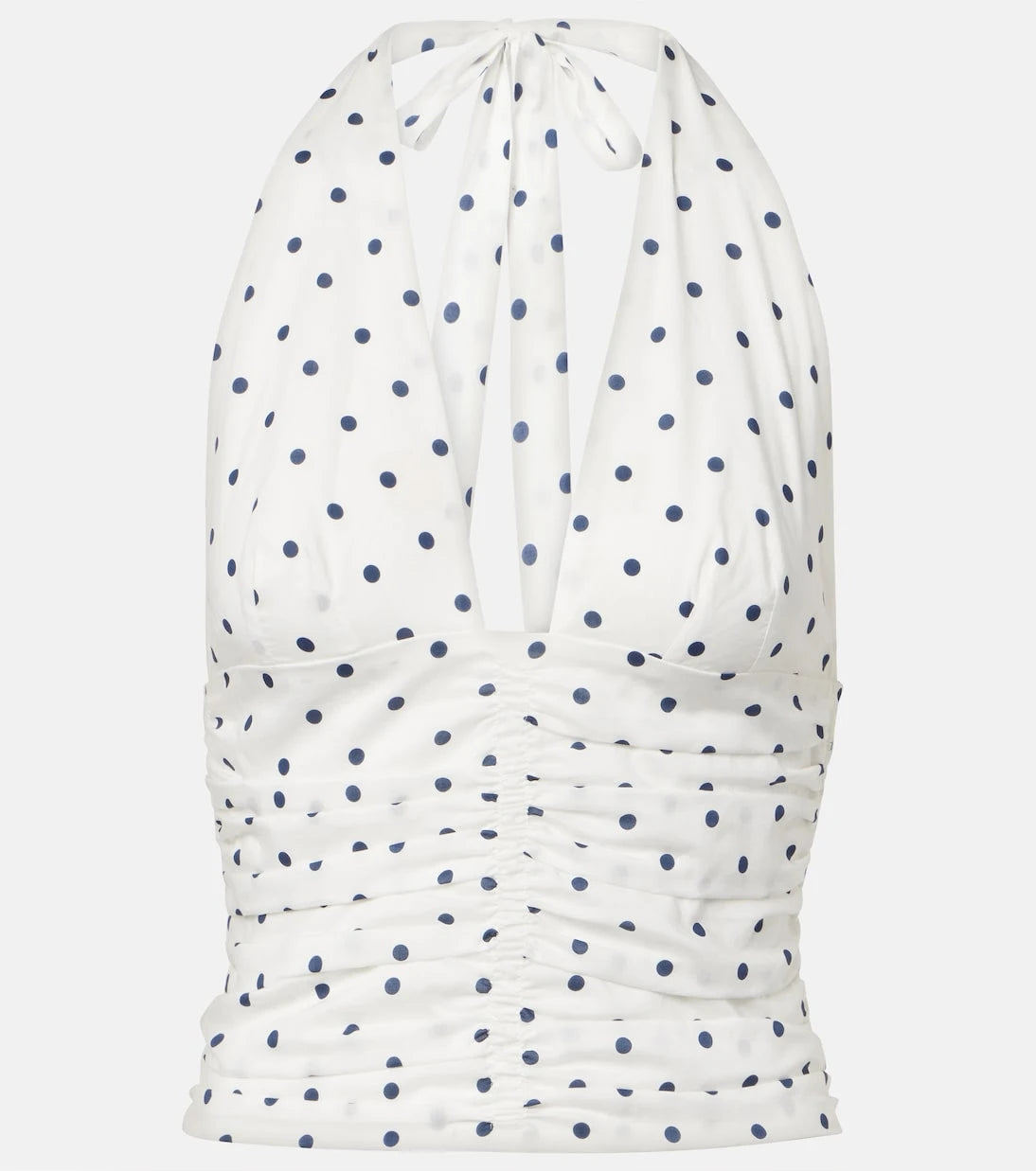 Posse - Edie polka-dot halterneck top