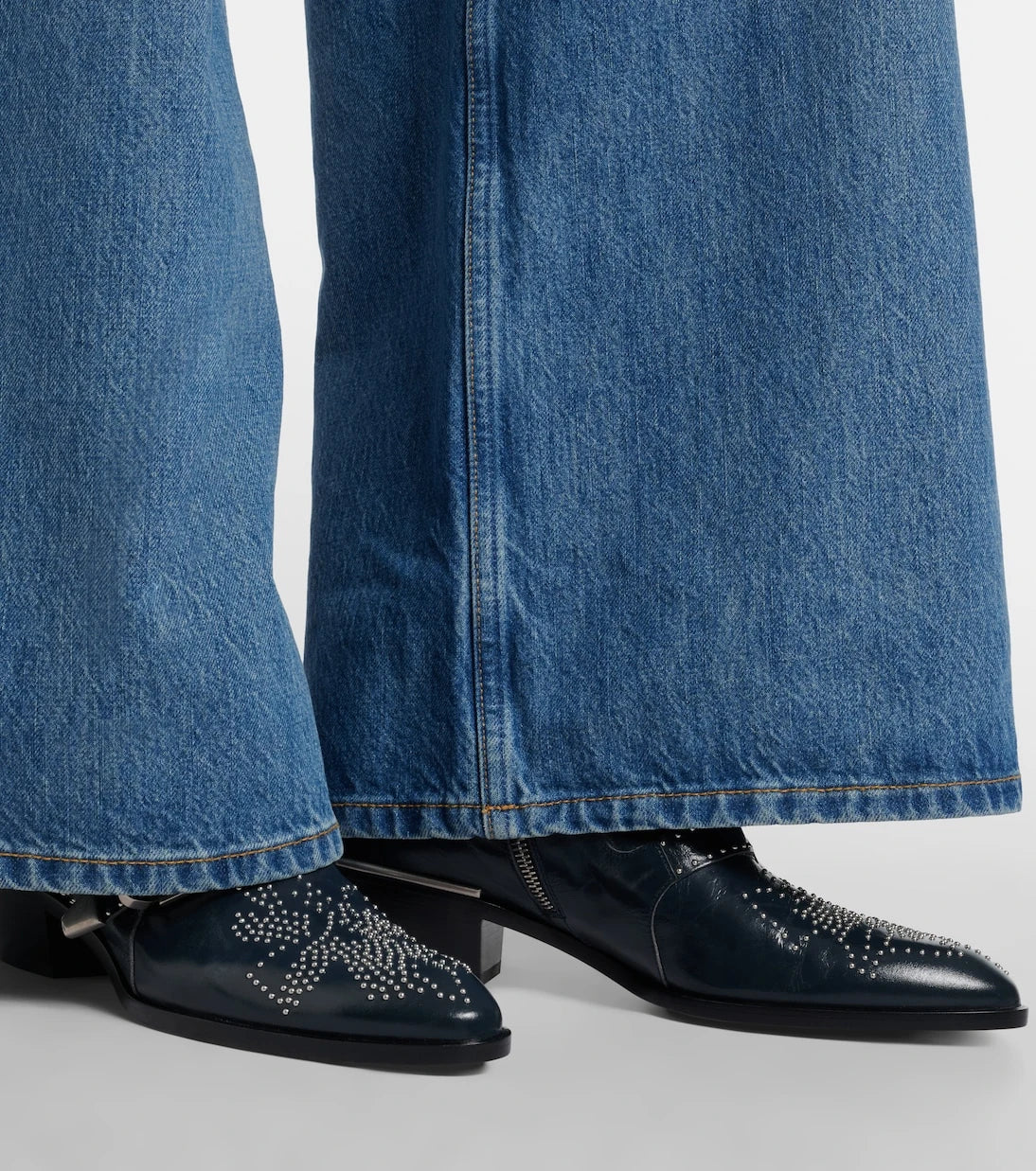 Chloé - Susanna studded leather ankle boots
