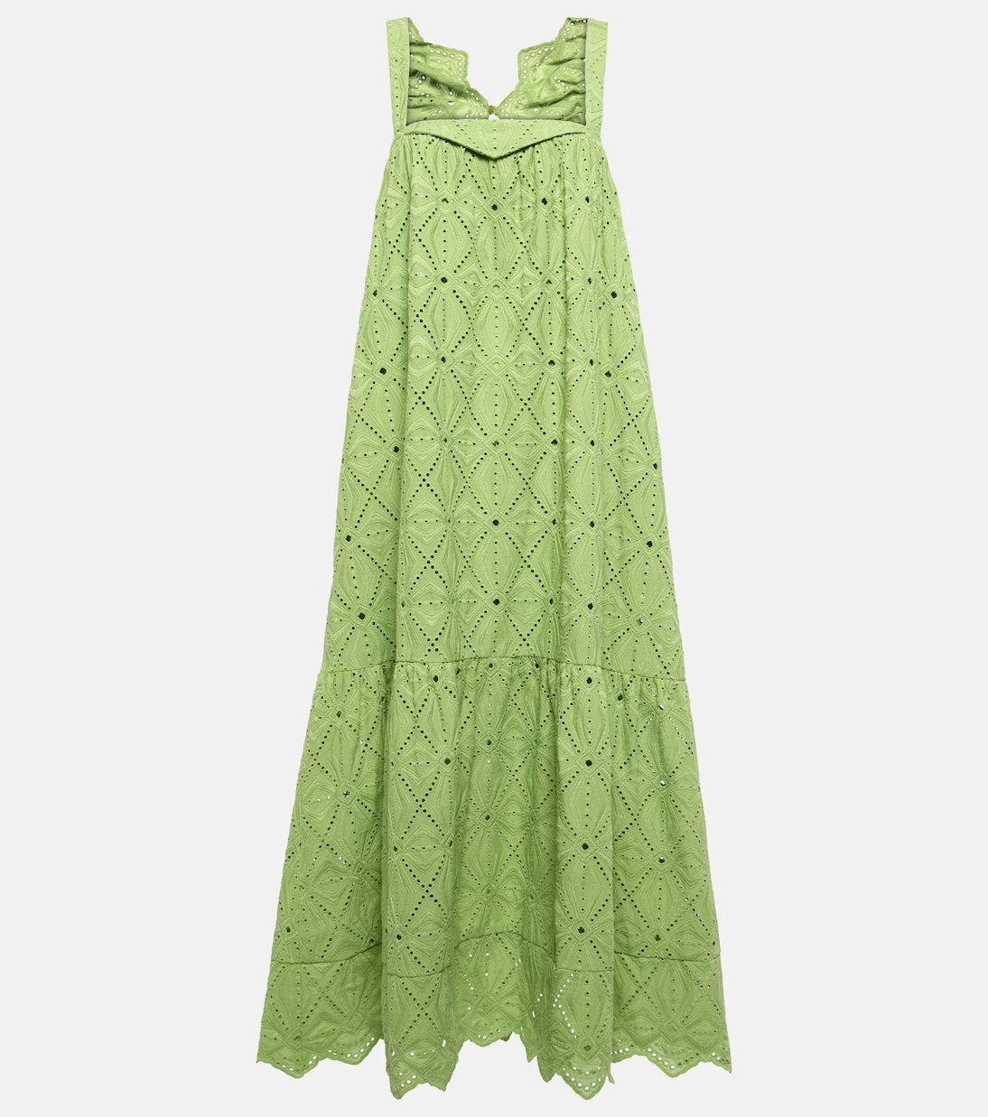 Dorothee Schumacher - Embroidered cotton-blend maxi dress