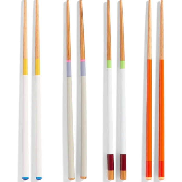 4 Kişilik HAY ColourSticks Yemek Çubukları Seti 22,5 cm (8 Parça)