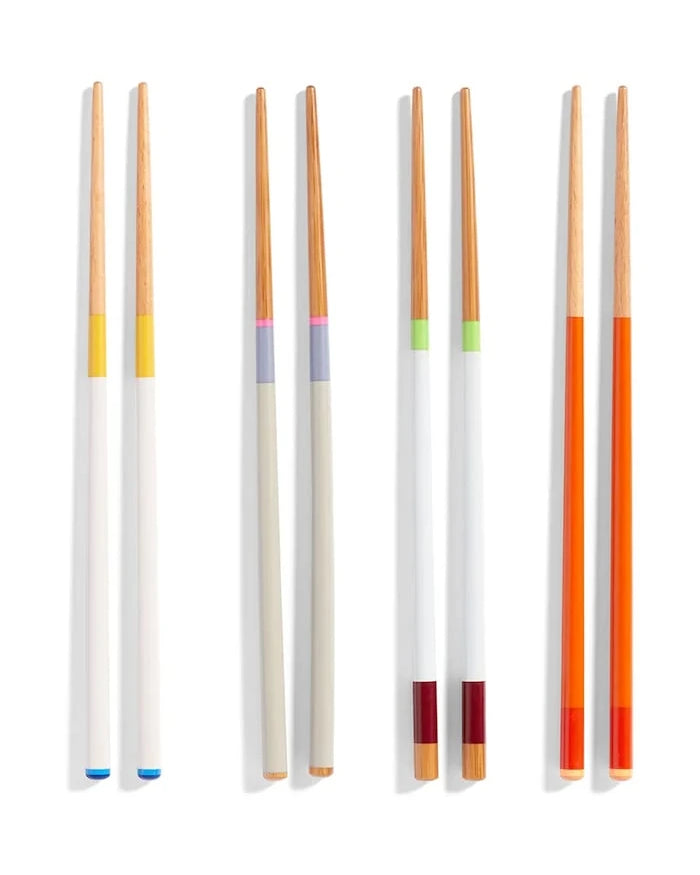 4 Kişilik HAY ColourSticks Yemek Çubukları Seti 22,5 cm (8 Parça)