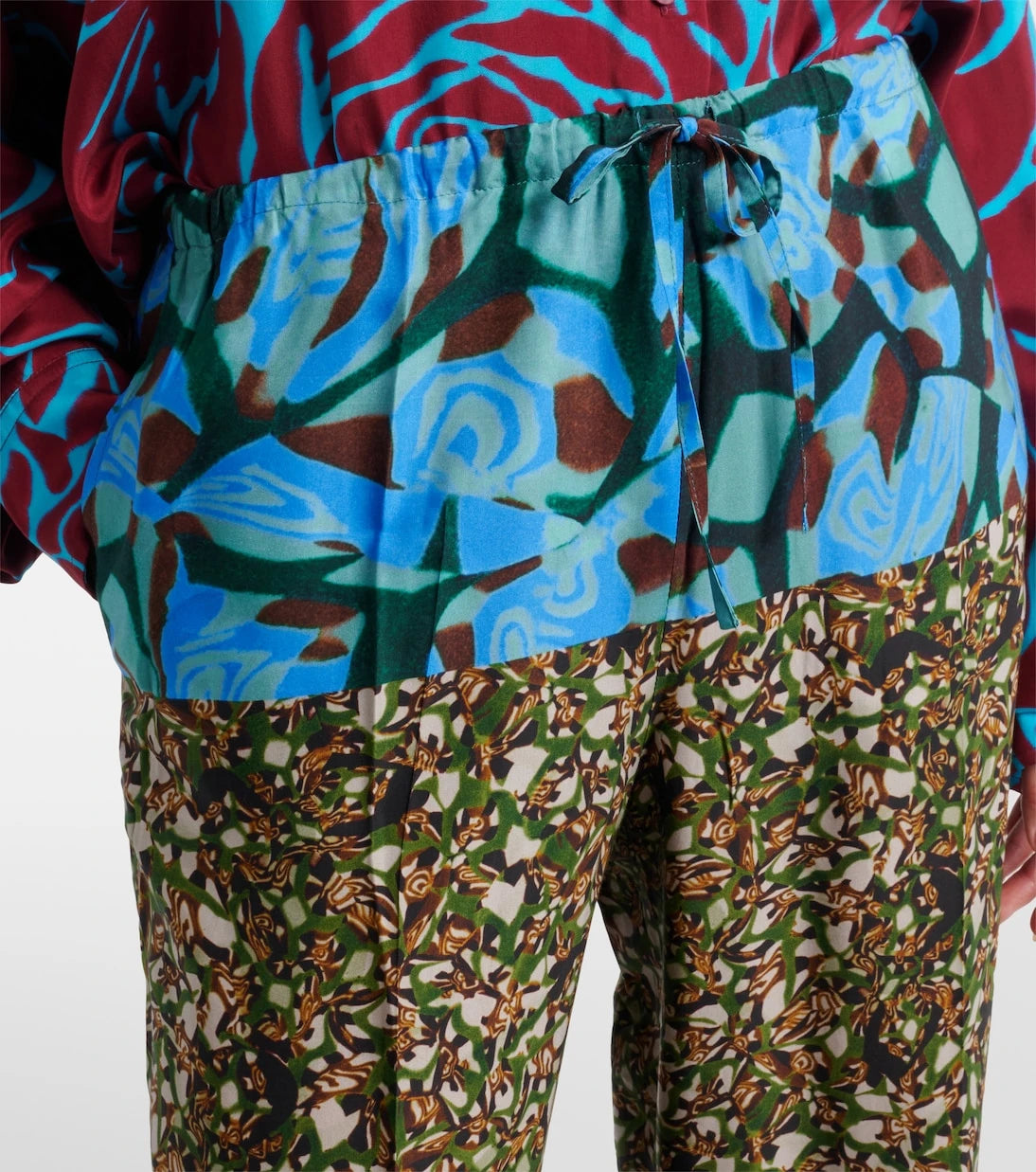 Dries Van Noten - Printed wide-leg pants