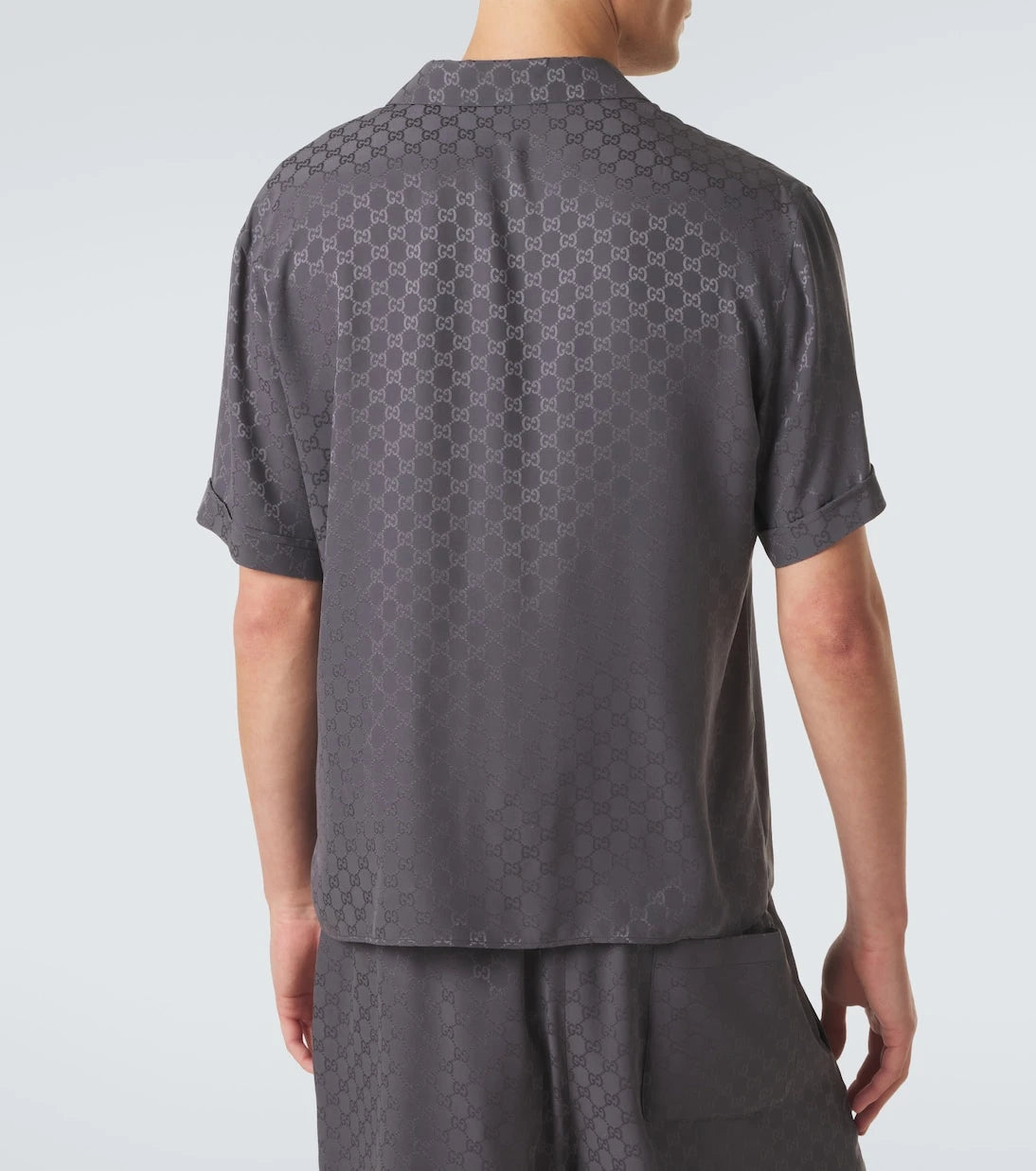 Gucci - GG silk jacquard bowling shirt