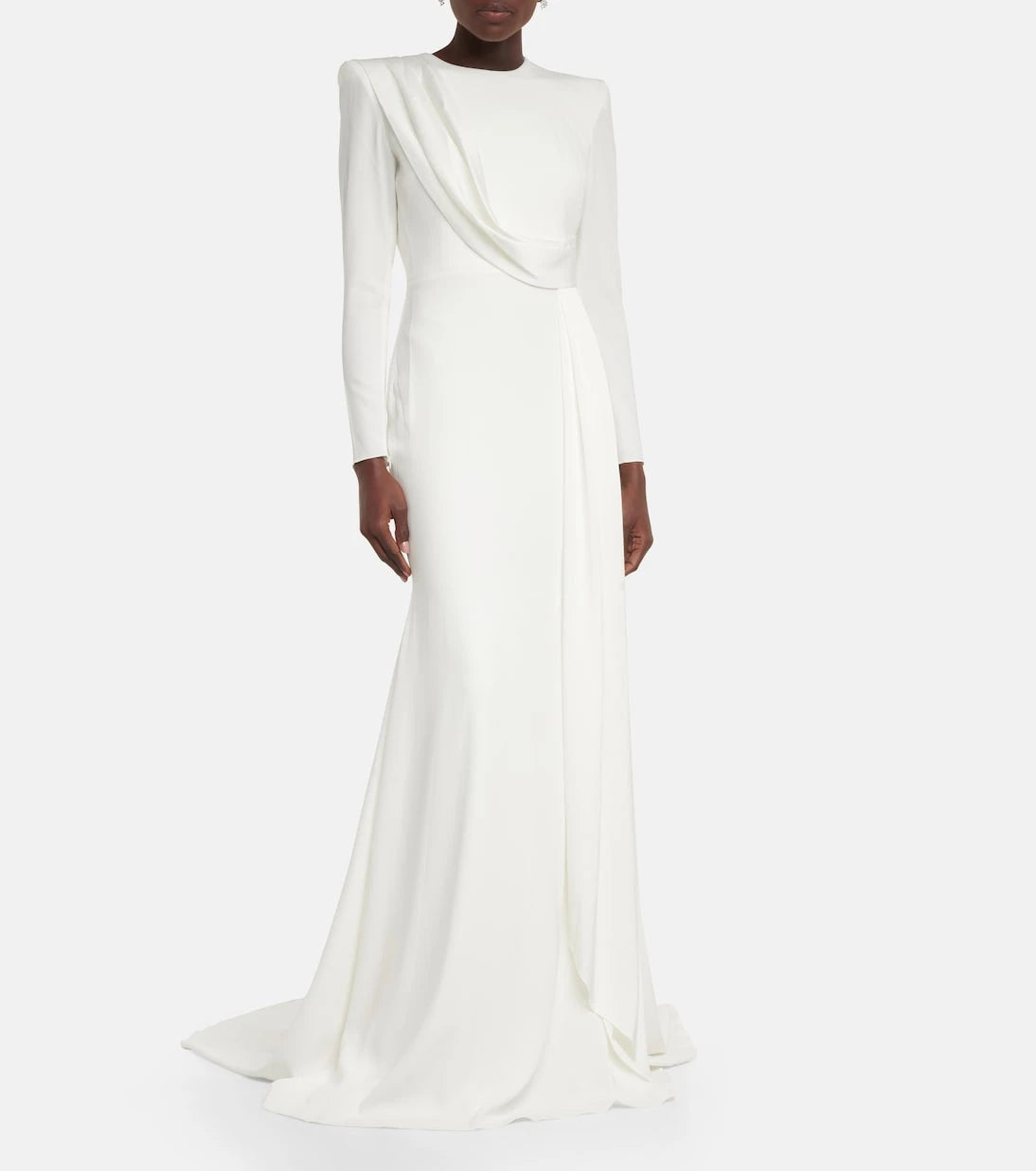 Alex Perry - Bridal Maxwell satin-crêpe bridal gown