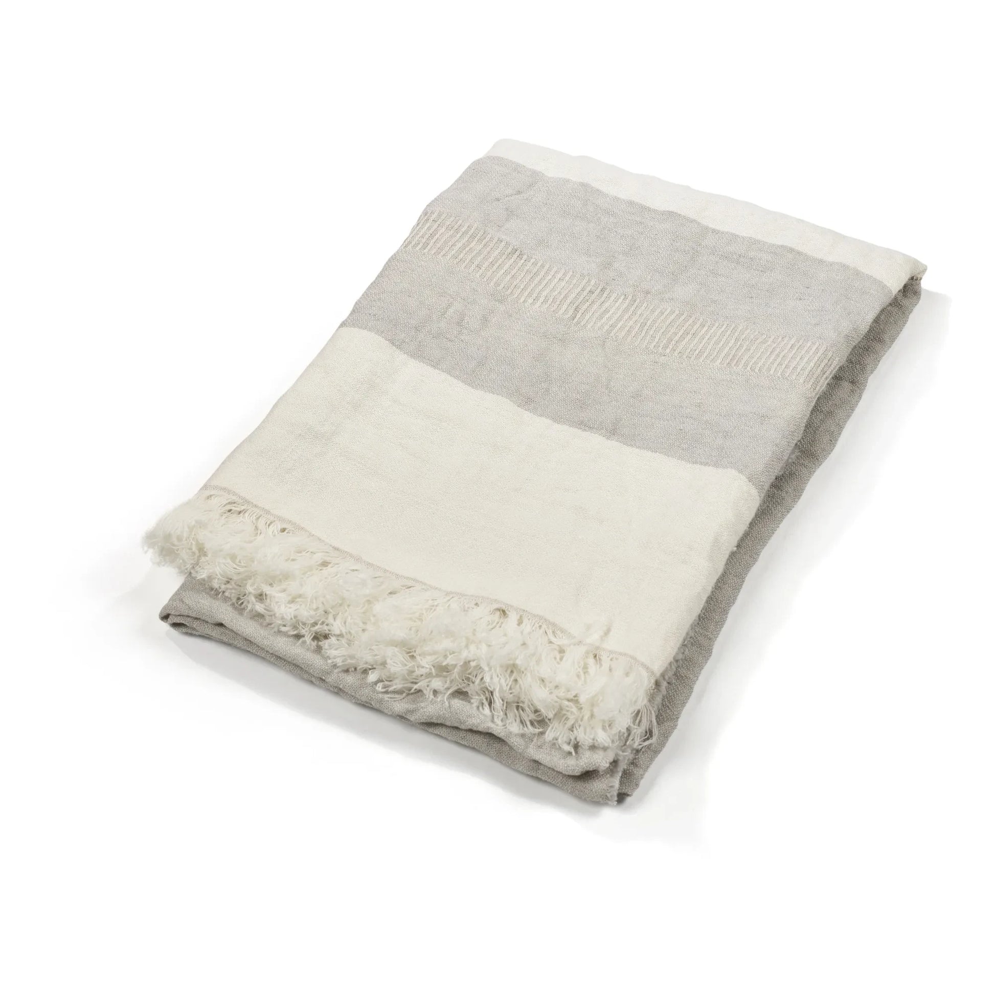 Libeco - Belgian Beach Towel | Light grey