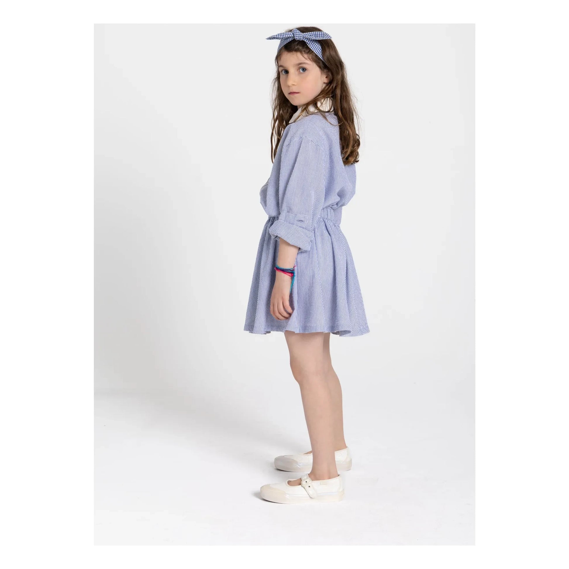 Smallable Kid - Melody Striped Skirt | Royal blue