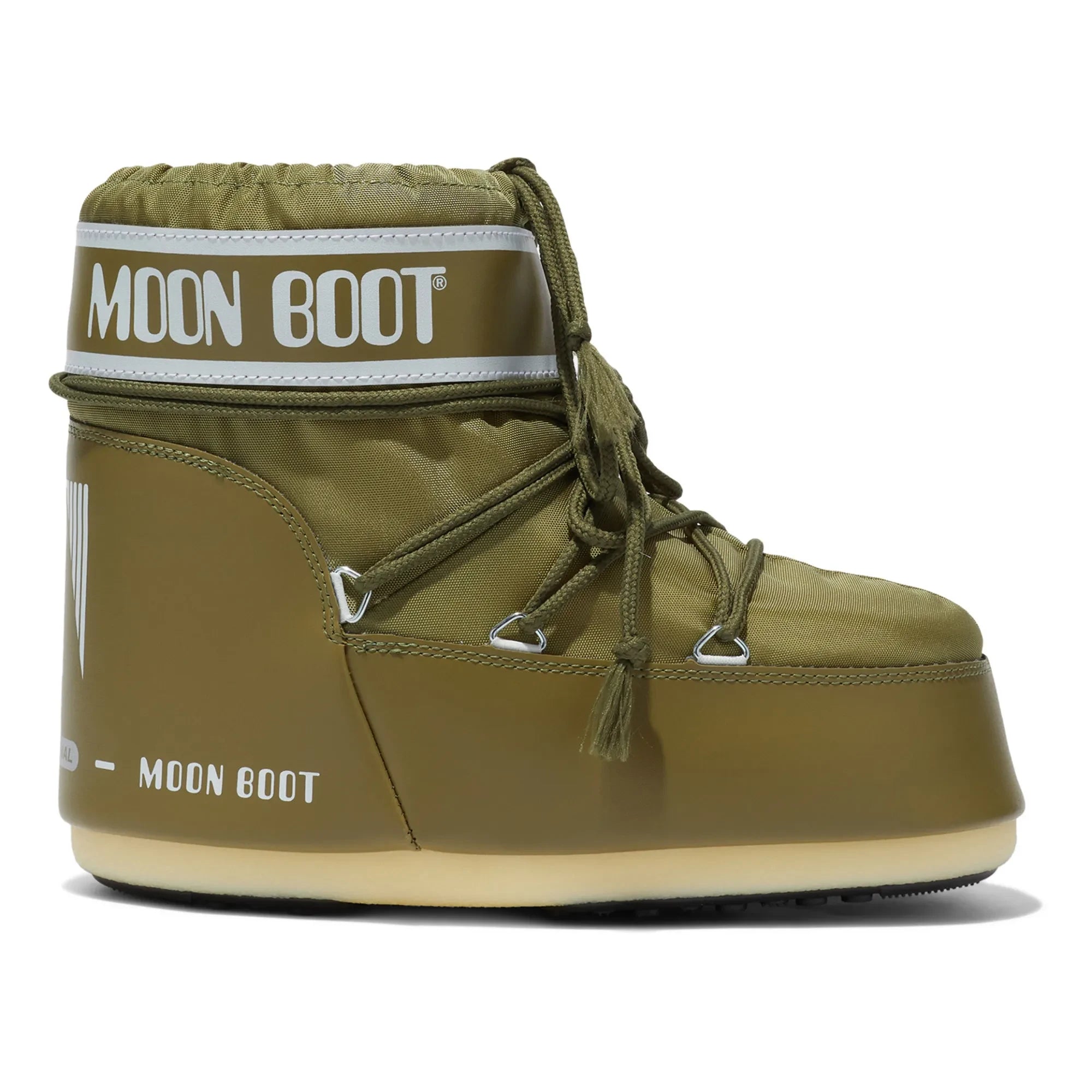 Moon Boot - Nylon Low-Top Moon Boots | Khaki