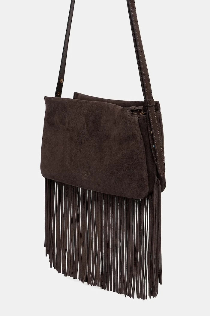 Pinko чанта crossbody дамска от велур